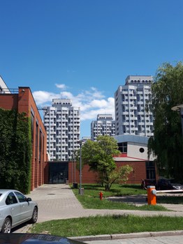 Moderne Bebauung