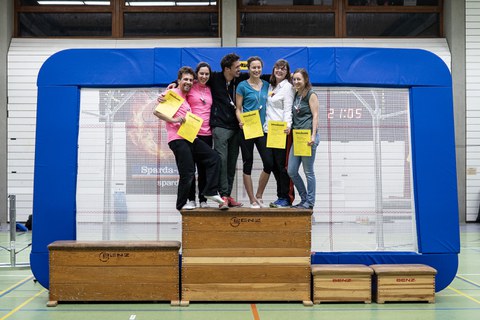 2. Platz: Isabel Grohé (HfM Weimar) & Ingmar Splitt TUD; 1. Platz: Alexandra Kohler (Uni Konstanz) & Niklas Kühner (TU Darmstadt)